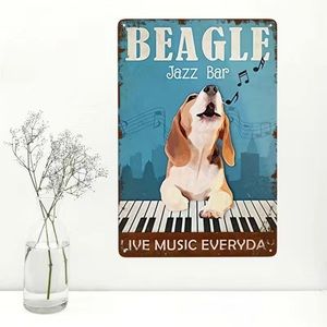 Beagle Jazz Bar Sign indoor/outdoor